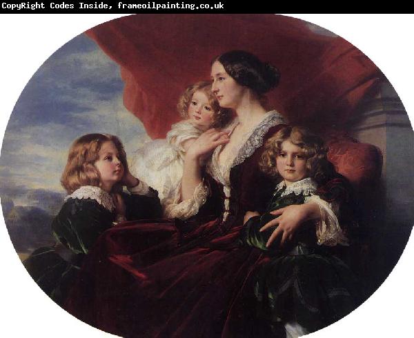 Franz Xaver Winterhalter Elzbieta Branicka, Countess Krasinka and her Children